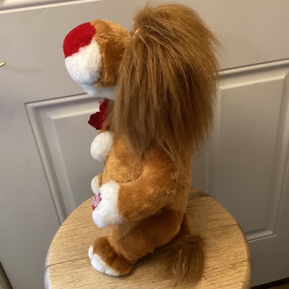 DAN Dee Animated Singing Stuffed Lion Love Me Tender Cracker Barrel 2009 14 inch - Picture 5 of 10